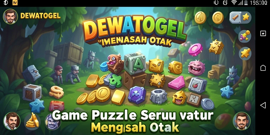 Tampilan gameplay DEWATOGEL dengan teka-teki menarik dan tantangan seru.