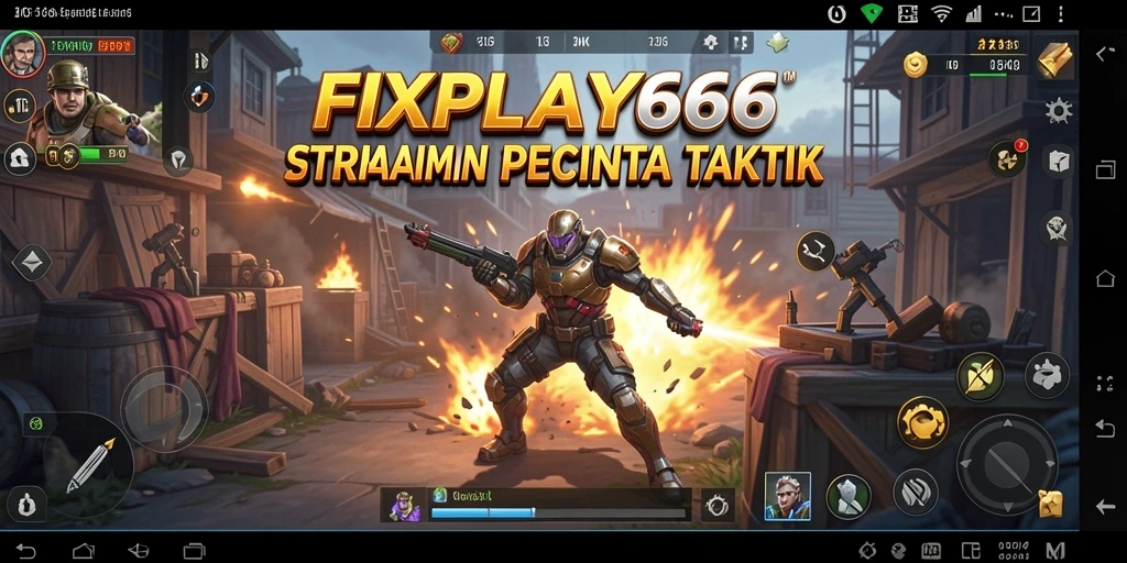 Tangkapan layar gameplay FIXPLAY666 yang menunjukkan aksi strategis intens.
