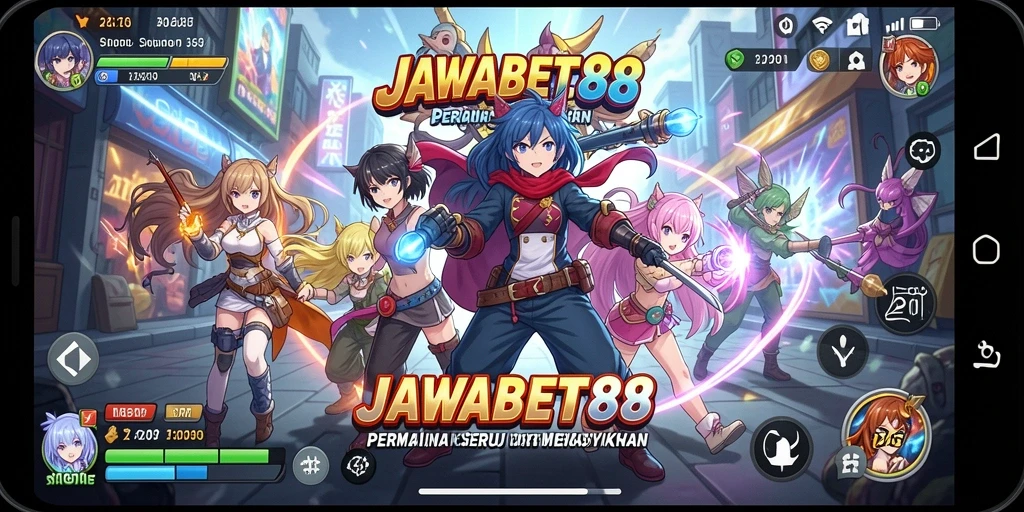 Screenshot gameplay menunjukkan aksi seru dalam dunia Anime.