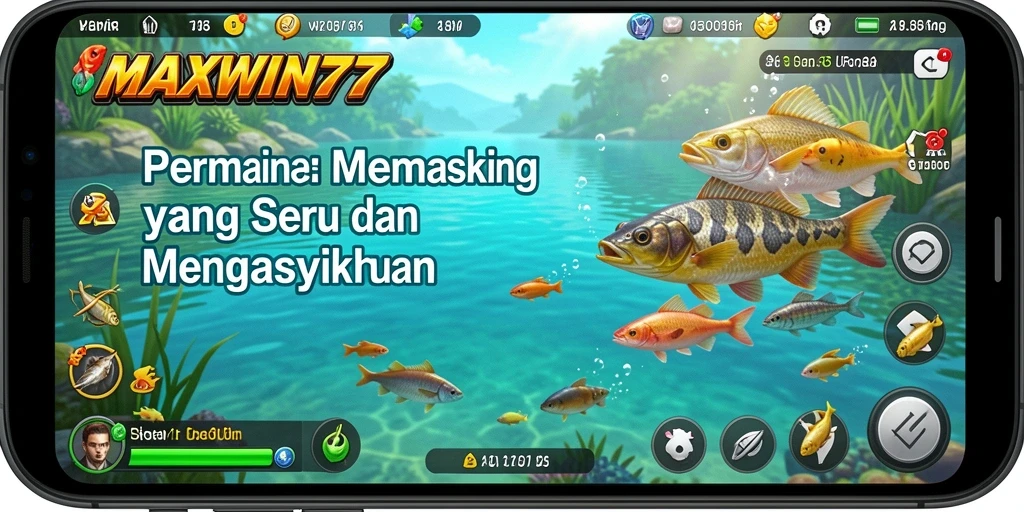 Gameplay MAXWIN77 yang seru dengan pengalaman memancing nyata.