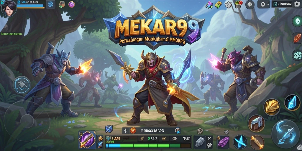 Tampilan gameplay seru di dunia fantasi MEKAR99.
