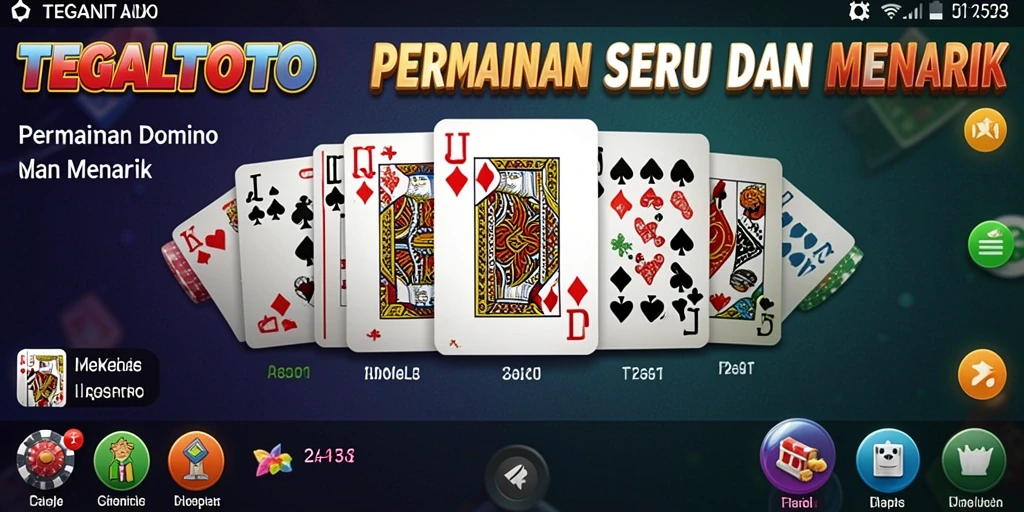 Tampilan menarik dari gameplay TEGALTOTO saat bermain Domino.