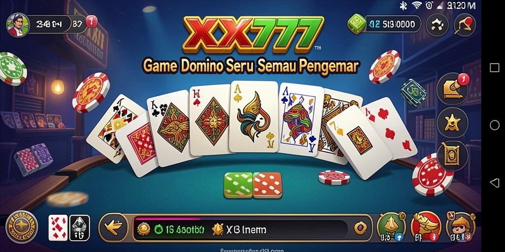 Tampilan gameplay seru dalam XXX777 dengan teman-teman.